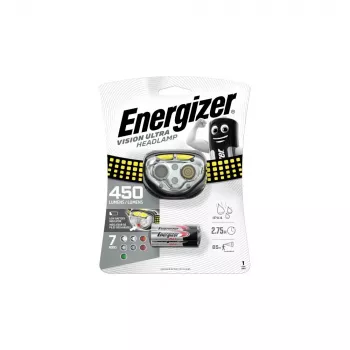 ENERGIZER Otsalamppu Vision Ultra 3AA 450 lm, 3 valon väriä