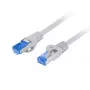 LANBERG Cat6a S/FTP Ethernet-kaapeli PCF6A-10CC-1000-S, 10 m, harmaa, CCA, 500 MHz, RJ-45