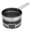 Gastroback 42568 Fondue MultiCook 4in1 ja keittolevy, 1200 W, 2,3 l ruostumattomasta teräksestä valmistettu kattila, 8 haarukkaa