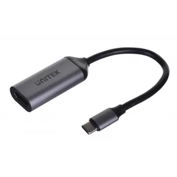 UNITEK V1420A videokaapelisovitin 0,15 m USB Type-C HDMI harmaa