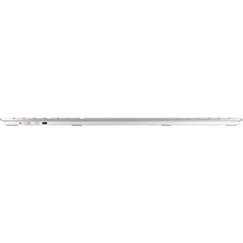 CHERRY DW 9100 SLIM -näppäimistö hiiri sisältyy yleiskäyttöön RF langaton + Bluetooth QWERTZ saksa hopea