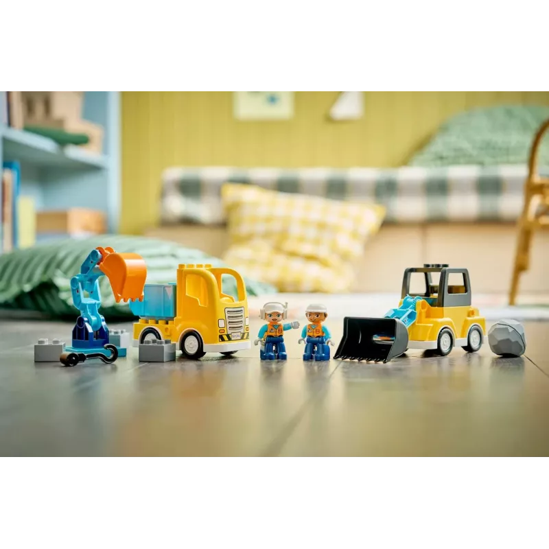 LEGO DUPLO 10475 3-in-1 Rakennustyömaan ajoneuvot