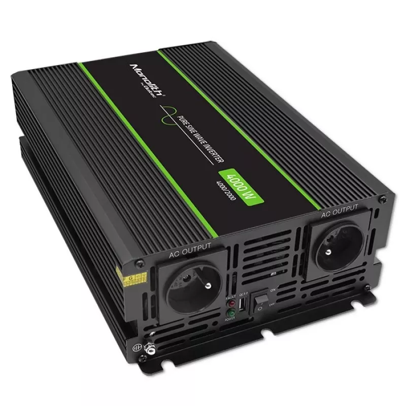 Qoltec Monolith virtalähde auto 4000 W musta
