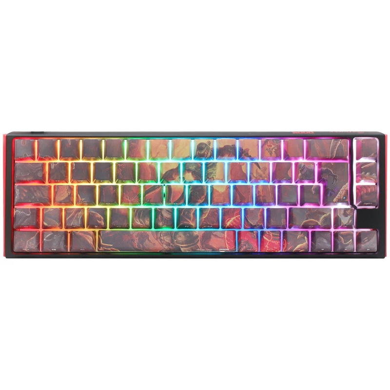 Ducky One 3 SF Doom Limited Edition näppäimistö, pelikäyttöön, USB, QWERTY, monivärinen
