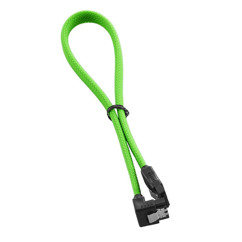 ModMesh SATA-3-kaapeli suorakulmaisella liittimellä 30 cm - vaaleanvihreä - kaapeli - Digital/Daten (CM-CAB-RSAT-N30KLG-R)
