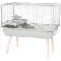 Häkki ZOLUX Neolife 80 vihreä hamstereille – metalli/muovi, 780×480×750 mm, ristikkojen väli 9 mm