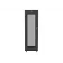 Kaappi LANBERG FF01-6842-23BL 42U vapaasti seisova, 2127,5×600×800 mm, IP20, avainlukko, rullat