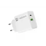 Verkkopikalaturi NATEC RIBERA 12V 20W USB-C PD 3.0 + USB-A Samsung AFC valkoinen