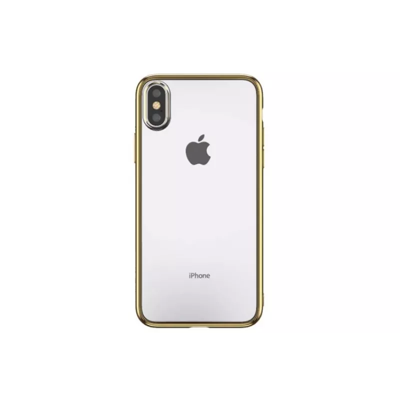 Pehmeä kotelo Devia iPhone XS/X (5,8 tuumaa) TPU, kulta