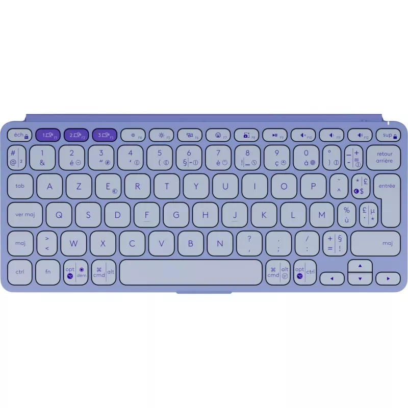 Logitech Keys-To-Go 2 näppäimistö yleiskäyttöinen Bluetooth AZERTY ranska lila