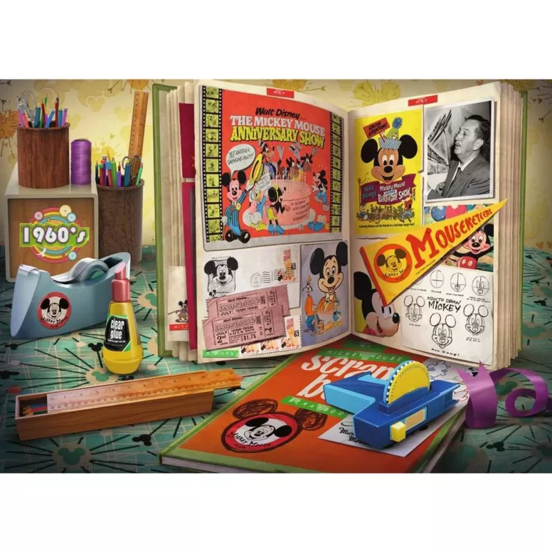 Palapeli 1960 Mickey Moments (1000 osaa)