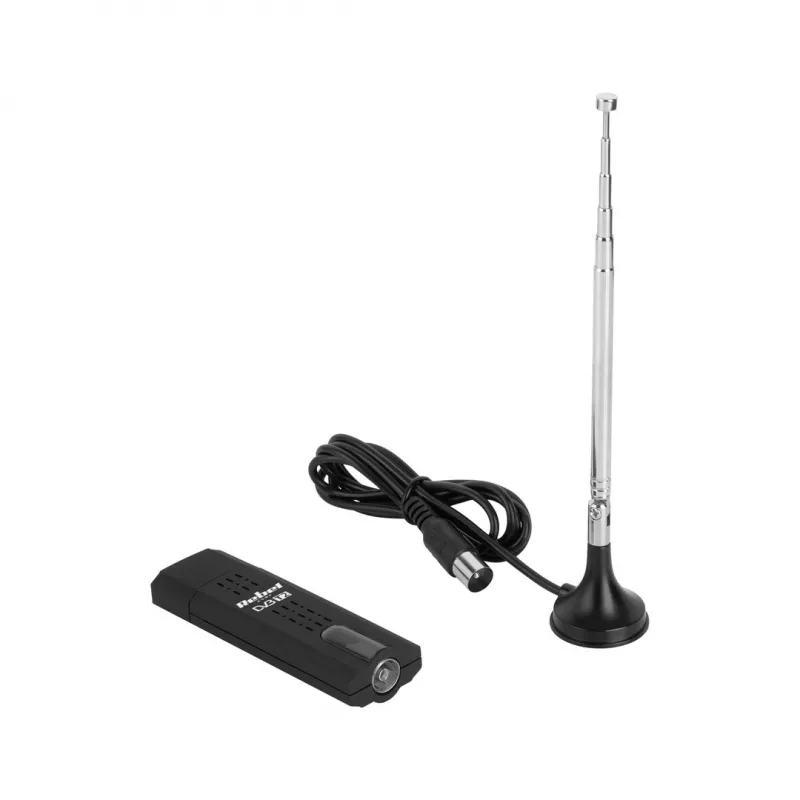 Digitaalinen TV-viritin Rebel Comp KOM1060 — DVB-T2 HEVC -vastaanotin