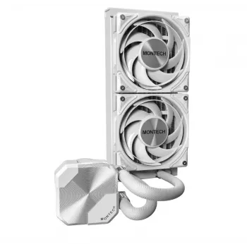 Montech HyperFlow Silent 240 prosessorin All-in-One-nestejäähdytin 12 cm valkoinen 1 kpl