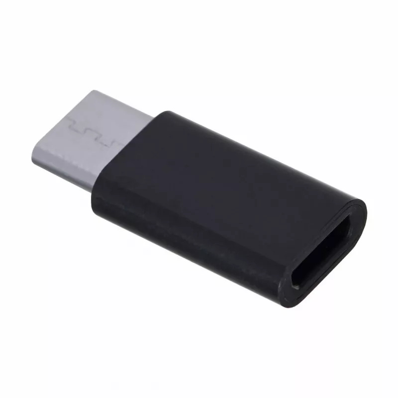 Savio AK-31 / B kaapeli-rajapinta-/sukupuolen vaihto -adapteri Micro USB USB 3.1 Type-C musta