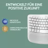 Logitech Wave Keys Mac-näppäimistö QWERTZ saksa valkoinen