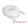 DeLOCK spiraaliletku joustava 2 m x 10 mm läpinäkyvä