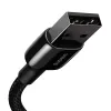 Baseus CALWJ-A01 Lightning-kaapeli 2 m musta 2,4 A