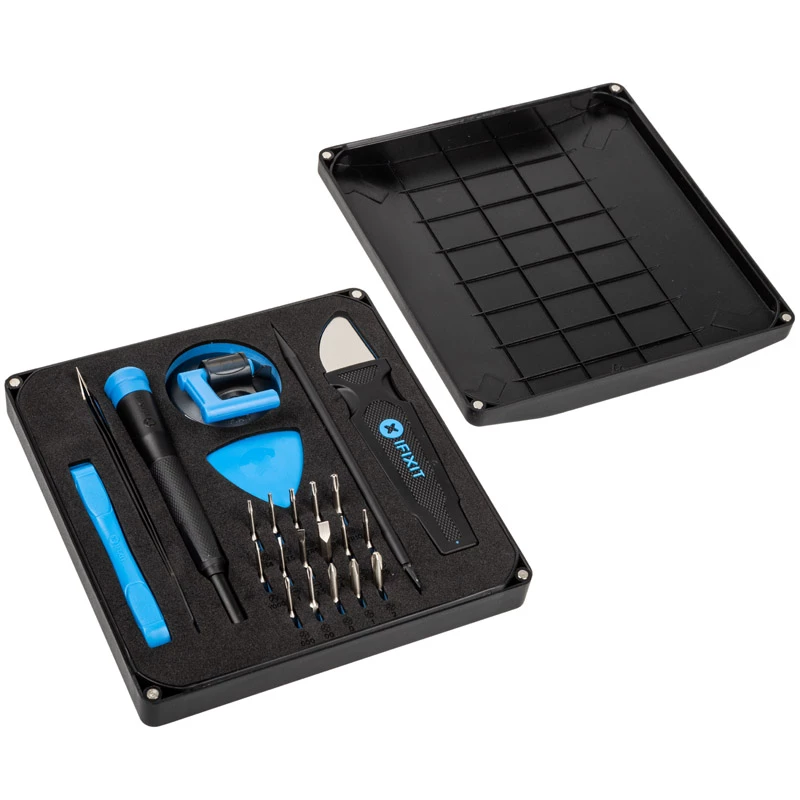 iFixit Essential Electronics Toolkit + taitettava antistaattinen matto