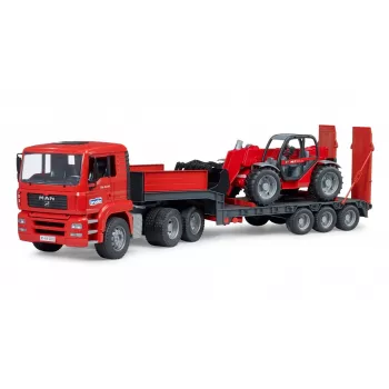 Ajoneuvosetti BRUDER MAN TGA kuorma-auto ja Manitou-kuormaaja