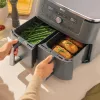 Kuumailmafriteerauskeitin Ninja DZ400EU 9,5 L 2470 W harmaa Double