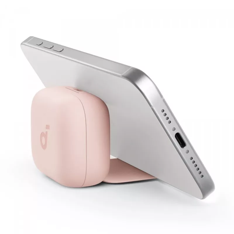Headset Anker P30i langaton in-ear-headset puheluihin ja musiikkiin, USB Type-C, Bluetooth, vaaleanpunainen