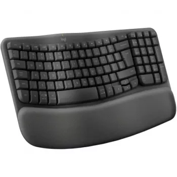 Logitech Wave Keys -näppäimistö Office RF langaton + Bluetooth QWERTY US International grafiitti