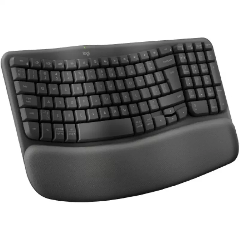 Logitech Wave Keys -näppäimistö Office RF langaton + Bluetooth QWERTY US International grafiitti