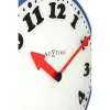 NeXtime seinäkello 8151 Boy, Ø43 cm, valkoinen/sininen/musta/punainen