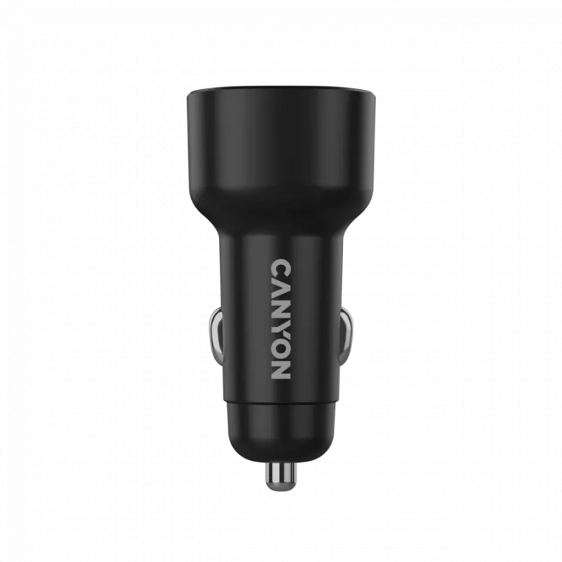 CANYON autolaturi OnDrive 48 PD 48W USB-A+USB-C musta