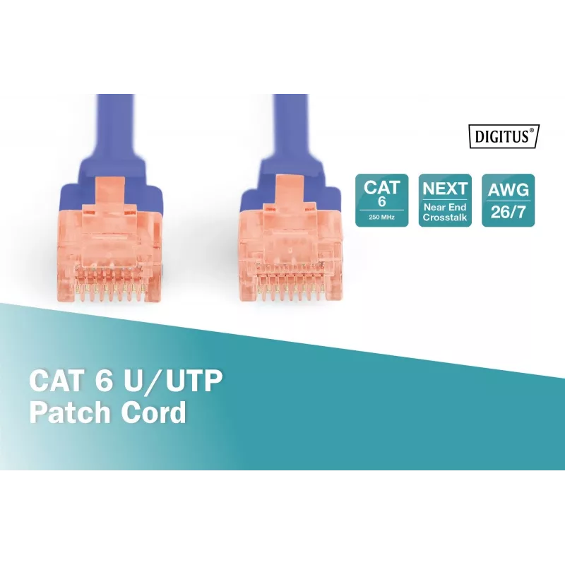 Digitus DK-1612-030/B RJ45 verkkokaapeli patch-kaapeli CAT 6 U/UTP B
