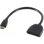 HDMI-sovitin ShiverPeaks tyyppi A – 2× uros/naaras 77415 – HDMI-tyyppi-A-jakaja/sovitin