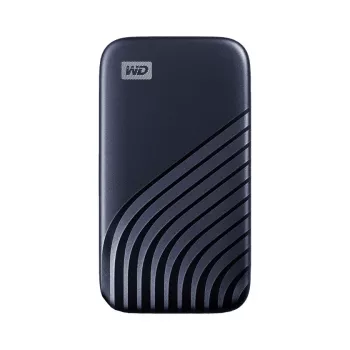 WD My Passport SSD WDBAGF0010BBL - SSD - salattu - 1 TB - ulkoinen (kannettava) - USB 3.2 Gen 2 (USB-C-liitin) - 256-bittinen AES - keskiyönsininen