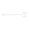 LogiLink USB-C äänisovitin USB-C/uros 2x USB-C/naaras 60W PD valkoinen