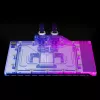 Alphacool Eisblock Aurora GeForce RTX 4090 GameRock/Phantom näytönohjaimen vesijäähdytyslohko takalevyllä (13463)