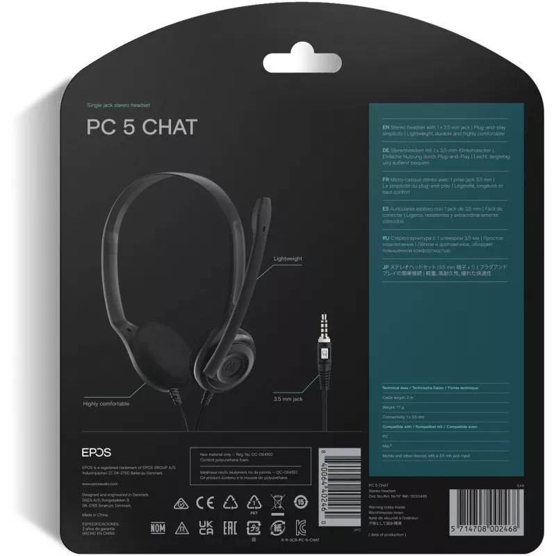 Kuulokemikrofoni Sennheiser PC 5 CHAT