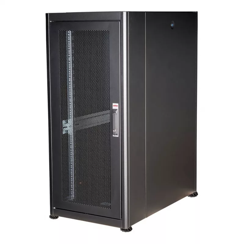 ROLINE 19 tuuman palvelinkaappi Basic 26 HE, 600x1000 LxS rei'itetty musta