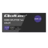 Qoltec 51799 aktiivinen HDMI-jakaja 4 x HDMI 4K x 2K | 6 Gb/s | 60 Hz