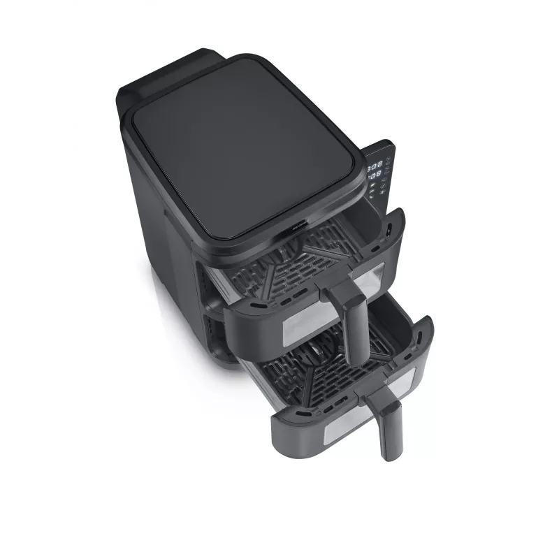Friteerauskeitin SEVERIN FR 2468 S-Fry Duo Stack 2-in-1, kahden korin rakenne