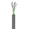 Wentronic Goobay CAT 6 verkkokaapeli, U/UTP, harmaa, 100 m - CCA, AWG 24/7 (säikeinen), PVC (93884)