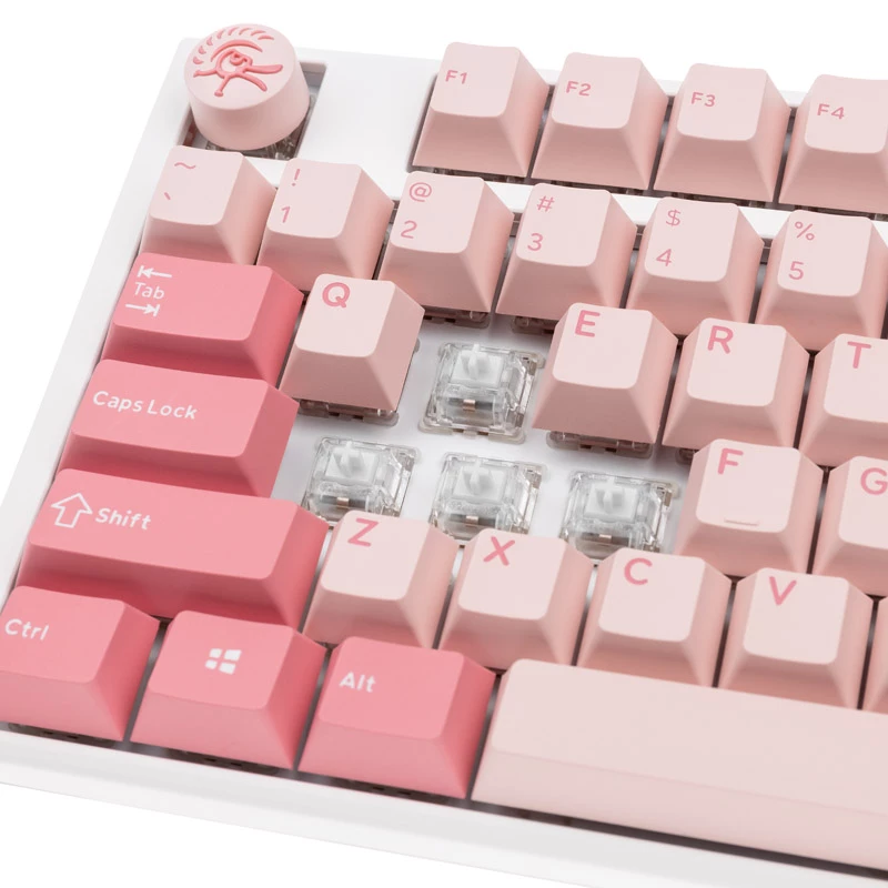 Ducky One 3 Gossamer Pink -näppäimistö Gaming USB US englanti pinkki, valkoinen