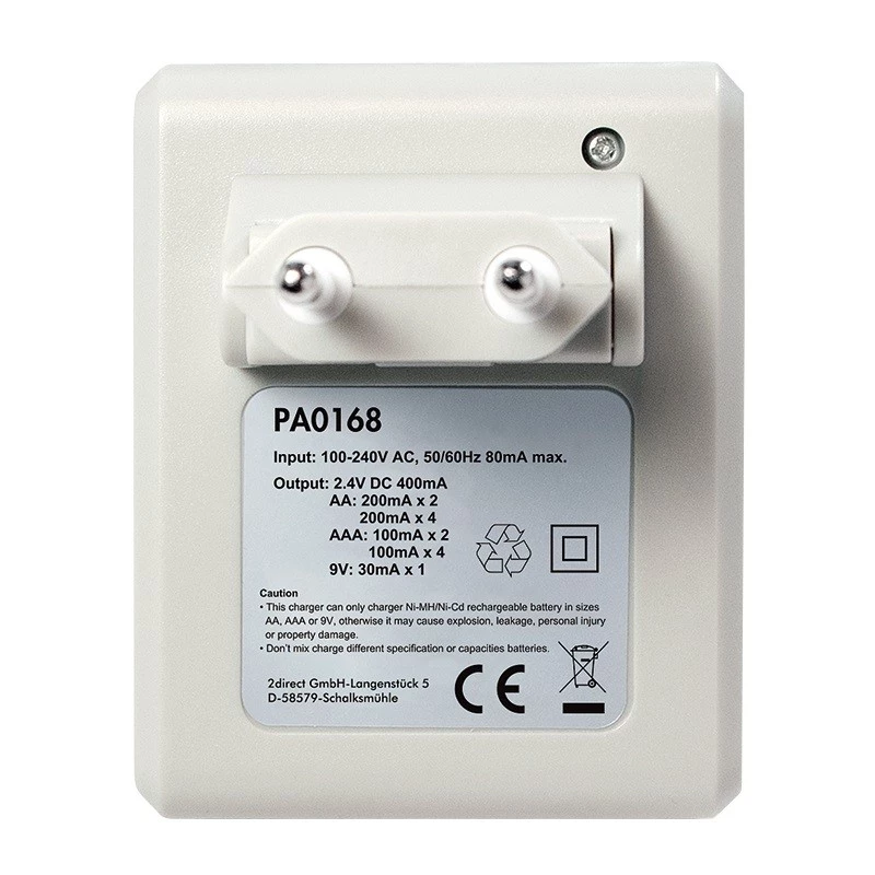 Akkulaturi Ni-MH / Ni-Cd AA / AAA / 9V