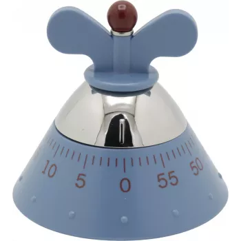 Keittiöajastin Alessi A09 sininen 120mm x 120mm x 90mm