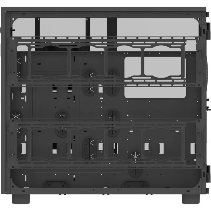 Thermaltake kotelo AX700 TG Super Tower musta vähittäismyynti - Tower (CA-11B-00F1WN-00)
