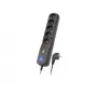 Lestar 5w LV-530W, PDU, 3m, musta LV-530W G-a K. Cz 3,0m