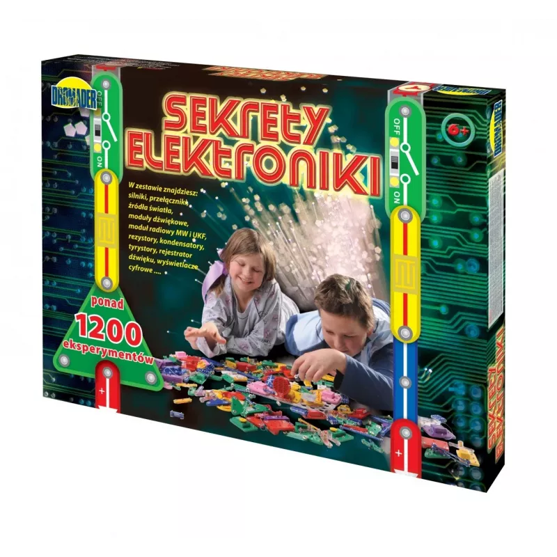 Dromader Sekrety Elektroniki, elektroniikkasarja 1200 kokeella (85953)