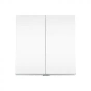 TP-Link Tapo Smart Light Switch 2-Gang 1-Way, keinupainike, valkoinen, 91.5 mm, 100.5 mm, 55.5 mm, 200 g