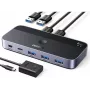 KVM USB -kytkin UGREEN CM662 2x4 lähtö, musta