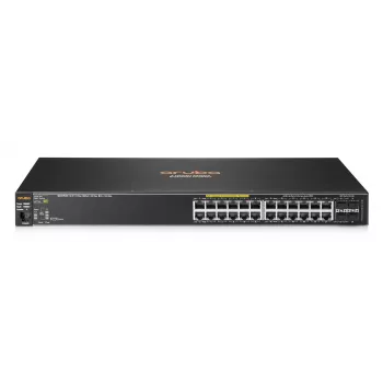 HPE - Aruba Series - kytkin - 2530-24G-PoE+ - hallittava - 24 x 10/100/1000 (PoE+) + 4 x Gigabit SFP - pöytämalli, räkkiin asennettava, seinään asennettava - PoE+
