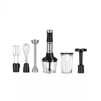 Sauvasekoitin MPM MBL-42M — 1500 W, ruostumaton teräskotelo, portaaton nopeus, turbo, lisävarusteet