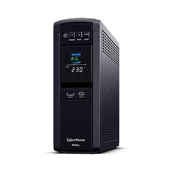 CyberPower CP1600EIPFCLCD keskeytymätön virransyöttö (UPS) Line-Interactive 1,6 kVA 1000 W 6 AC-lähtöä